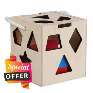 Uitseld Shape Sorter - Educational Shape Sorting Cube Toys