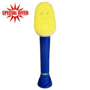 Scrub Daddy Dish Wand Scrubbing Brush with Handle