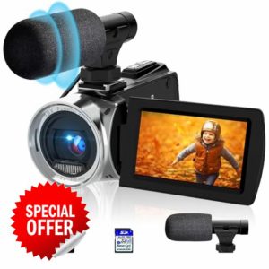 ISHARE Video Camera 4K 48MP Camcorder