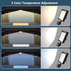 50W LED Floodlights with 3 Color Adjustment