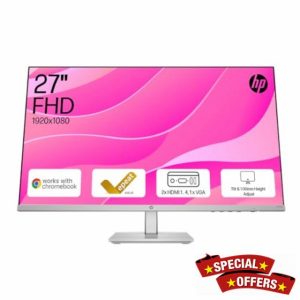 HP Series 5 27" FHD Height Adjust Monitor (527sh) - 100Hz Refresh Rate