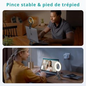 5" Video Conference Lighting Clip On Laptop Monitor