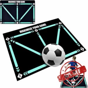 Football Training Mat Football Skills Mat For Kid Large Fpro Football Mastery Mat Football Mat Training Soccer Training Sports Props Pads Football Mat Child's Soccer Mat 35.4L X 23.6" W