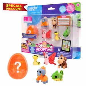 Adopt Me! Pets Multipack Tropical Time - Hidden Pet - Top Online Game - Exclusive Virtual Item Code Included - Fun Collectible Toys for Kids Featuring Your Favourite Pets