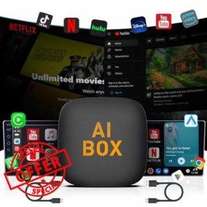 Wireless Carplay & Android Auto Adapter Converts Wired to Wireless Carplay Dongle