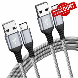 USB C Charger Cable 2Pack/6FT USB to USB C Charger Cable Fast Charging Type C Charger Compatible with iPhone 15 Pro