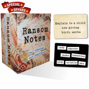 Ransom Notes - The Ridiculous Word Magnet Party Game