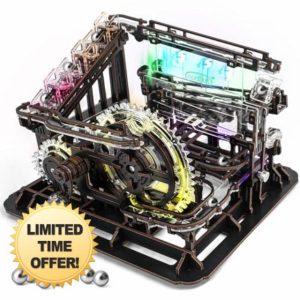 Own1one Marble Run 3D Wooden Puzzle Model Kits for Adults