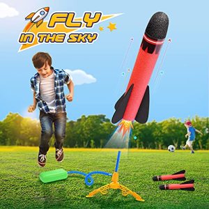 Toy Rockets Toys Boys Toys Age 3-9 Girl Gifts for 3-12 Year Old Boy Kids Toy Age 3-5 Boy Gifts Age 5 6 7 Autism Toy Rocket for Kid Outdoor Toy Kid Garden Toys