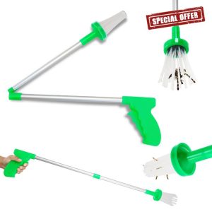 Green Haven Extendable Spider Catcher - Foldable Long Handle for Gentle Insect Removal - Safe Pest Control for Home and Garden - Effective Bug Trap for Spiders