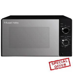 Russell Hobbs 20 Litre 800W Black Solo Manual Microwave