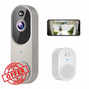 SHARKPOP 1080p Smart Wireless Video Doorbell Camera