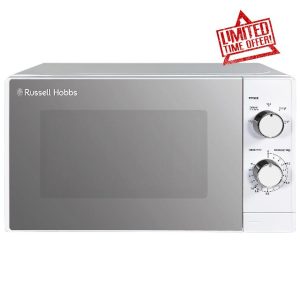 Russell Hobbs 20 Litre 800W White Solo Manual Microwave