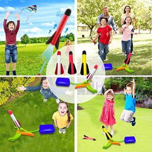 Fun Catapult Rocket Toys Boys Toys Age 3-12 Girls Gift Rockets Kids Outdoor Toy
