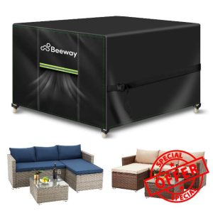 BEEWAY Garden Furniture Cover With Air Vent