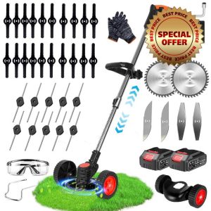 XOHEAIXU Garden Cordless Strimmer Grass Trimmer