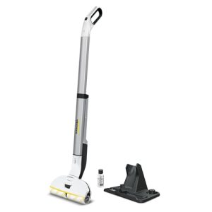 Cordless Floor Cleaner with 2 Rotating Microfibre Rollers