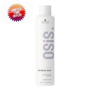 Schwarzkopf Professional OSiS Refresh Dust Bodifying Dry Shampoo For Greasy Hair And Scalp Instant Volume Hair Grip Fullness Powdery Finish 300 ml