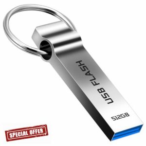 Aogamb USB Stick 512GB Large Capacity Memory Stick 3.0 Metal USB Flash Drive Waterproof USB Memory Stick for PC/Laptops/Computers/Tablets(512gb)