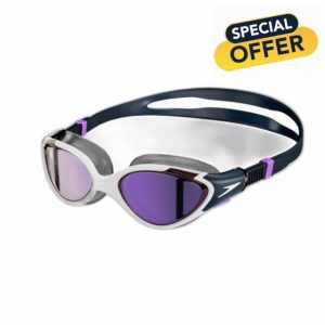 Speedo Women's Biofuse 2.0 Swimming Goggles | Female Design | Patented Adjust Mechanism | Anti-fog | Anti-leak | Comfort Fit Swimming Goggles (pack of 1)