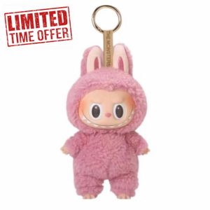 Labubu Tasty Macaron Plush Toys Keychain Kawaii Monsters Blind Box Keychain Cute Action Figures Toy