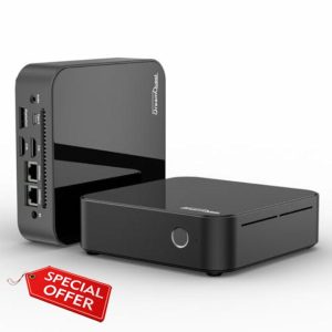 DreamQuest Mini PC Windows 11 Pro 16GB DDR4 512GB M.2 SSD (Max 4TB) 12th Intel N100 (up to 3.4 Ghz) Desktop Computer with Type-C & HDMI Port