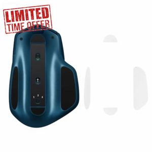 kwmobile Mouse Feet Replacement Compatible with Logitech MX Master 2S Computer Mouse Skates Sticker - White