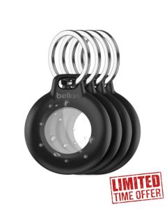 Belkin Waterproof Apple AirTag Secure Holder with Key Ring