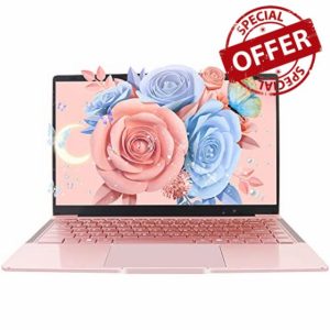 Fsjun Ultra Light and Portable 14" Rose Gold Laptop