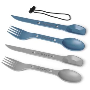 2 Sets Spoon-Fork-Knife Travel Utensils