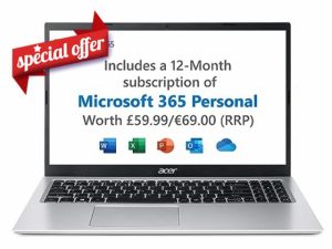 Acer Aspire 1 A115-32 Laptop - Intel Celeron N4500