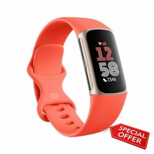 Fitbit Google Charge 6 Activity Tracker with 6-months Premium Membership Included