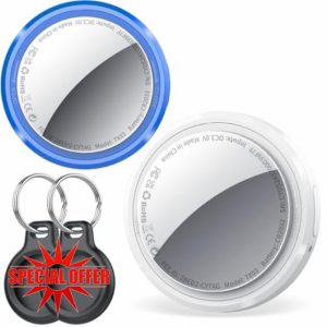 QCOQ Air Tracker Tag Compatible with Apple Find My (iOS Only)