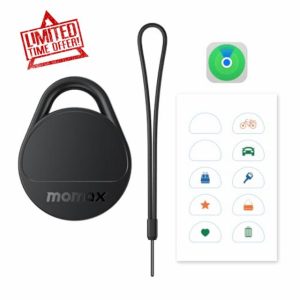 MOMAX Key Finder Smart Tracking Tag Luggage Tracker for Key