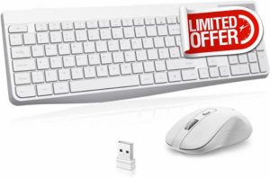 KOORUI Wireless Keyboard and Mouse Combo