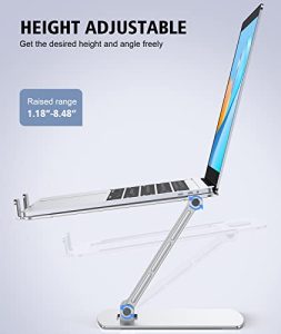 Ergonomic Air-Ventilated Laptop Riser Holder for Desk