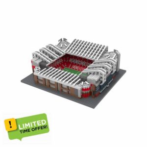 FOCO Officially Licensed Manchester United FC 3D BRXLZ Bricks Old Trafford Stadium Football Construction Building Toy