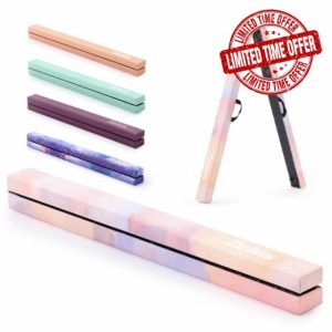 ZELUS 7 ft. 210cm Foldable Gymnastics Balance Beam