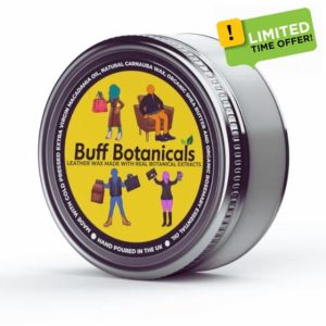 Buff Botanicals - Leather Wax - Made With 100% Natural Botanical Ingredients - Cleans