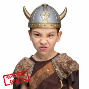 Wicked Costumes Kids Viking Raider Helmet Fancy Dress Costume Accessory