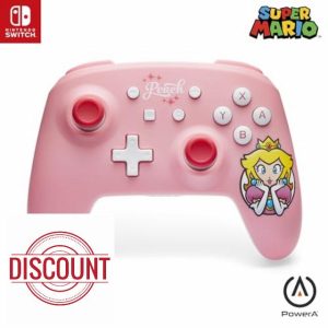 PowerA Wireless Controller for Nintendo Switch - Princess Peach Pink