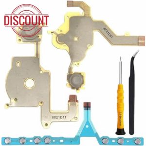 ZHUROUPU Direction Cross Button Replacement Left Key Volume Right Keypad Flex Cable for Sony for PSP 3000 3001