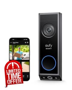 eufy Security Video Doorbell E340 Dual Cameras with Delivery Guard 2K Full HD Wireless Video Doorbell Camera