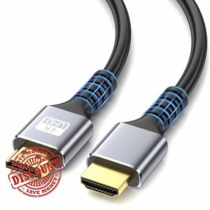 looyotul 4k Hdmi Cable 5m Ultra High Speed HDMI 2.0 Cable 4K@60Hz 18gbps Gold Plated Connector 3D ARC Ethernet HDMI Cord for HDTV Monitor Laptop Roku TV Xbox PS4/PS5(Silvery)