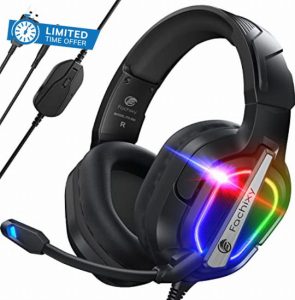 Fachixy「2024 New」FC200 Gaming Headset for PS4/PS5/PC/Xbox/Nintendo Switch