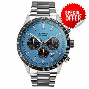 Sekonda Velocity Men’s 45mm Quartz Watch in Blue with Analogue Display
