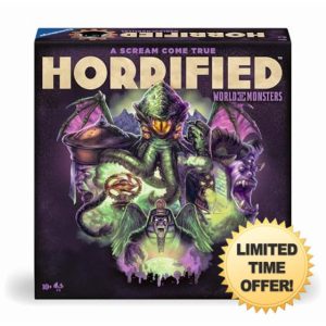 Ravensburger Horrified World of Monsters Game Immersive Strategy Board Game for Adults and Kids Age 10 Years Up - 2 to 5 Players - 2024