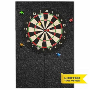 KEAGAN Dart Board Wall Protector Felt Dartboard Wall Protection Self-Adhesive Spliced Wall Surround Board Dart Board Backing Felt Wall Tiles Cork Dart Board Backer Cork Board
