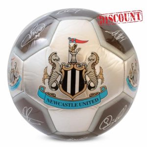 Hy-Pro Officially Licensed Newcastle United F.C. Signature Football - Metallic