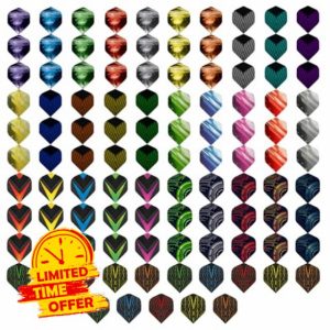 105Pcs Dart Flights Standard Shape Dart Flight